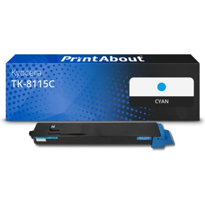Toner compatible Kyocera TK-8115C - Cyan