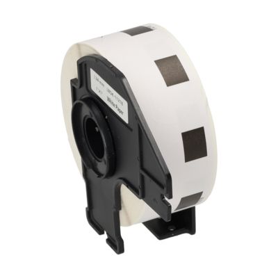 PrintAbout Huismerk vervangt Brother DK-11218 Etiket Zwart op wit (24 mm)