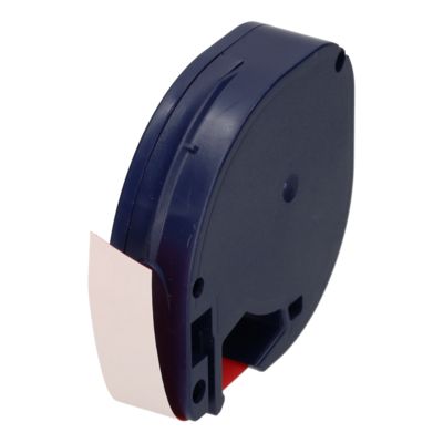 Huismerk Dymo 91203 Tape Zwart op rood (12 mm)