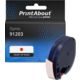 Huismerk Dymo 91203 Tape Zwart op rood (12 mm)