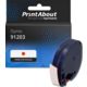 Ruban compatible Dymo 91203 - (12 mm) - Noir sur rouge