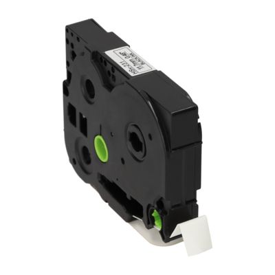 PrintAbout Huismerk vervangt Brother TZe-FX231 Tape Zwart op wit (12 mm)