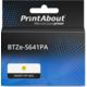 PrintAbout Huismerk vervangt Brother BTZe-S641PA Tape Zwart op geel (18 mm)