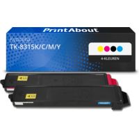 Huismerk Kyocera TK-8315K/C/M/Y Toner 4-kleuren Multipack