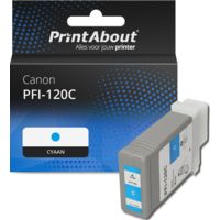 Huismerk Canon PFI-120C Inktcartridge Cyaan