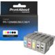 Cartouche compatible Canon PFI-120MBK/BK/C/M/Y - 5 couleurs - Multipack