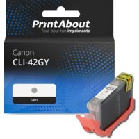 Cartouche compatible Canon CLI-42GY - Gris