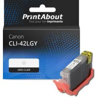 Cartouche compatible Canon CLI-42LGY - Gris clair