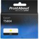 Huismerk Epson T5804 Inktcartridge Geel