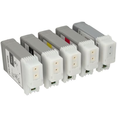 Cartouche compatible Canon PFI-107BK/MBK/C/M/Y - 5 couleurs - Multipack