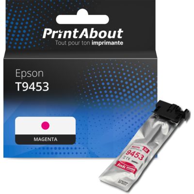 Cartouche compatible Epson T9453 - Magenta - Grande capacité