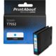 Huismerk Epson T7552 Inktcartridge Cyaan