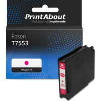 Cartouche compatible Epson T7553 - Magenta