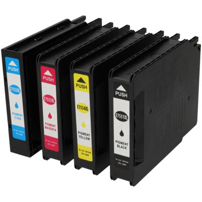 Cartouche compatible Epson T7551/52/53/54 - 4 couleurs - Multipack