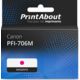 Cartouche compatible Canon PFI-706M - Magenta - Grande capacité