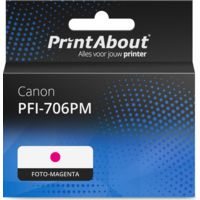 Huismerk Canon PFI-706PM Inktcartridge Foto-magenta Hoge capaciteit