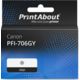 Huismerk Canon PFI-706GY Inktcartridge Grijs Hoge capaciteit