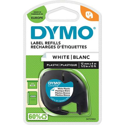 Dymo 91221 (S0721660) Tape Zwart op wit