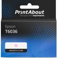 Cartouche compatible Epson T6036 - Magenta clair - Grande capacité