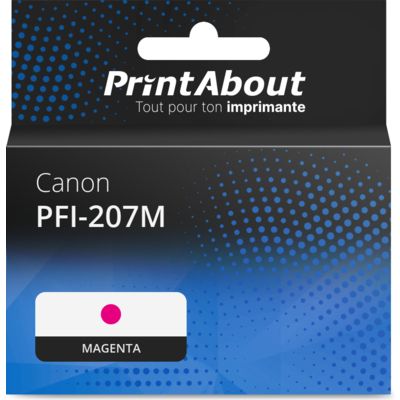 Cartouche compatible Canon PFI-207M - Magenta