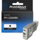 Cartouche compatible Canon PFI-320MBK - Noir mat - Grande capacité