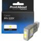 Cartouche compatible Canon PFI-320Y - Jaune - Grande capacité