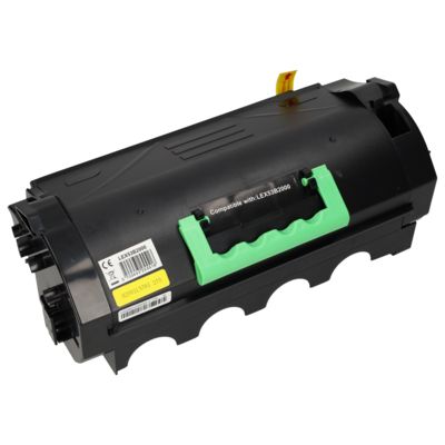 Huismerk Lexmark 53B2000 Toner Zwart
