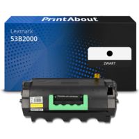 Huismerk Lexmark 53B2000 Toner Zwart