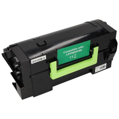 Huismerk Lexmark 58D2H00 Toner Zwart Hoge capaciteit