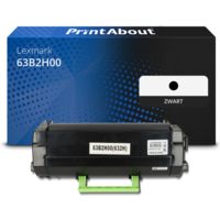 Huismerk Lexmark 63B2H00 Toner Zwart Hoge capaciteit