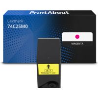 Huismerk Lexmark 74C2SM0 Toner Magenta Hoge capaciteit
