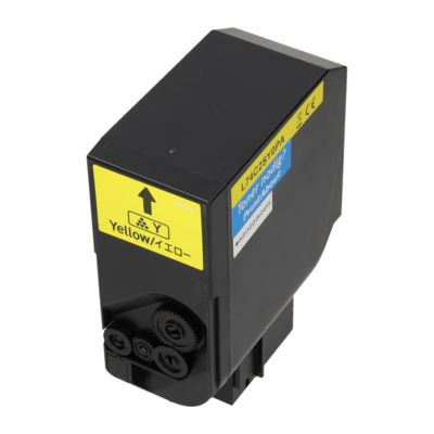 Toner compatible Lexmark 74C2SY0 - Jaune - Grande capacité