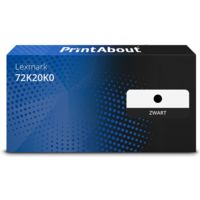 Huismerk Lexmark 72K20K0 Toner Zwart