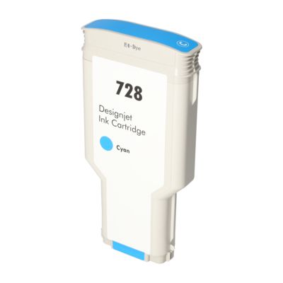 Huismerk HP F9J67A (728) Inktcartridge Cyaan Extra hoge capaciteit