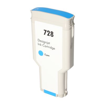 Huismerk HP F9J67A (728) Inktcartridge Cyaan Extra hoge capaciteit