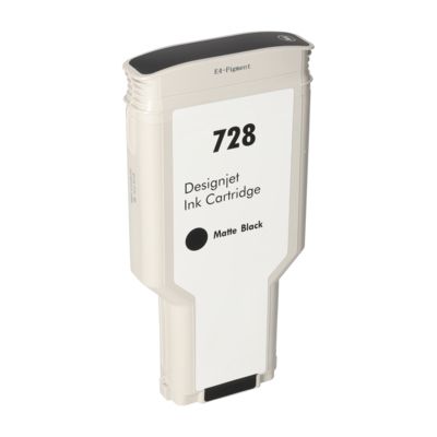 Cartouche compatible HP F9J68A (728) - Noir mat - Très grande capacité