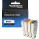 Cartouche compatible HP F9J64/65/67/68A (728) - 4 couleurs - Grande capacité - Multipack