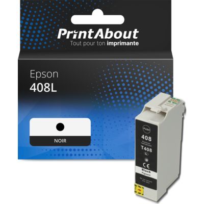 Cartouche compatible Epson 408L (C13T09K14010) - Noir - Grande capacité