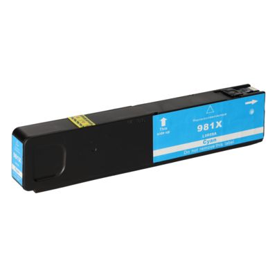 Cartouche compatible HP 981X (L0R09A) - Cyan - Grande capacité