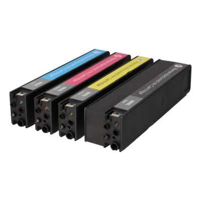 Cartouche compatible HP 981X (L0R09/10/11/12A) - 4 couleurs - Grande capacité - Multipack
