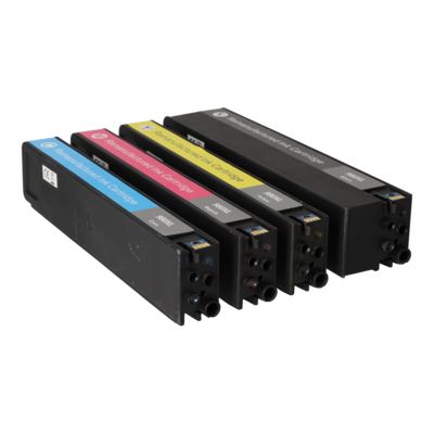 Cartouche compatible HP 981X (L0R09/10/11/12A) - 4 couleurs - Grande capacité - Multipack