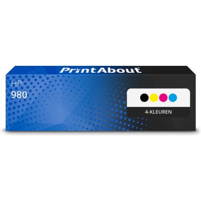 Huismerk HP 980 (D8J07/08/09/10A) Inktcartridge 4-kleuren Multipack