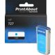 Cartouche compatible HP 727 (B3P19A) - Cyan - Grande capacité