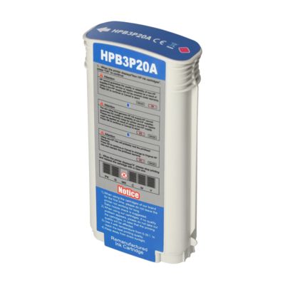 Cartouche compatible HP 727 (B3P20A) - Magenta - Grande capacité
