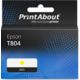 Huismerk Epson T804 (C13T804400) Inktcartridge Geel