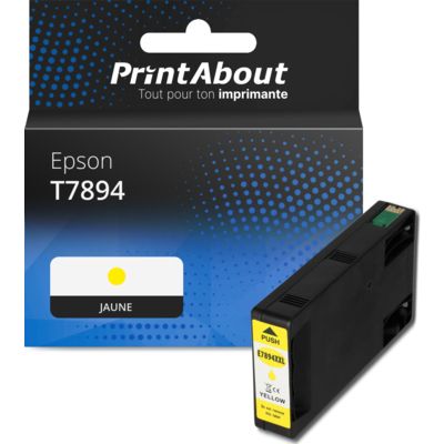 Cartouche compatible Epson T7894 - Jaune