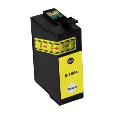 Cartouche compatible Epson T7604 - Jaune