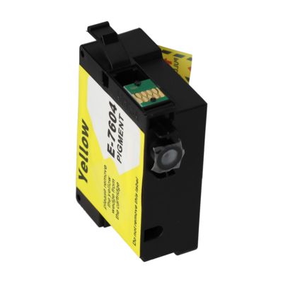 Cartouche compatible Epson T7604 - Jaune
