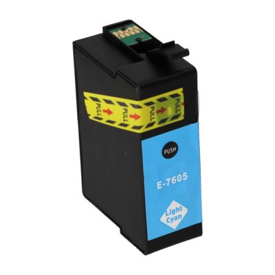 Cartouche compatible Epson T7605 - Cyan clair