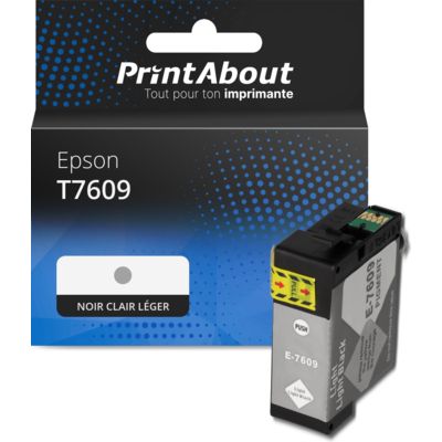 Cartouche compatible Epson T7609 - Noir clair léger